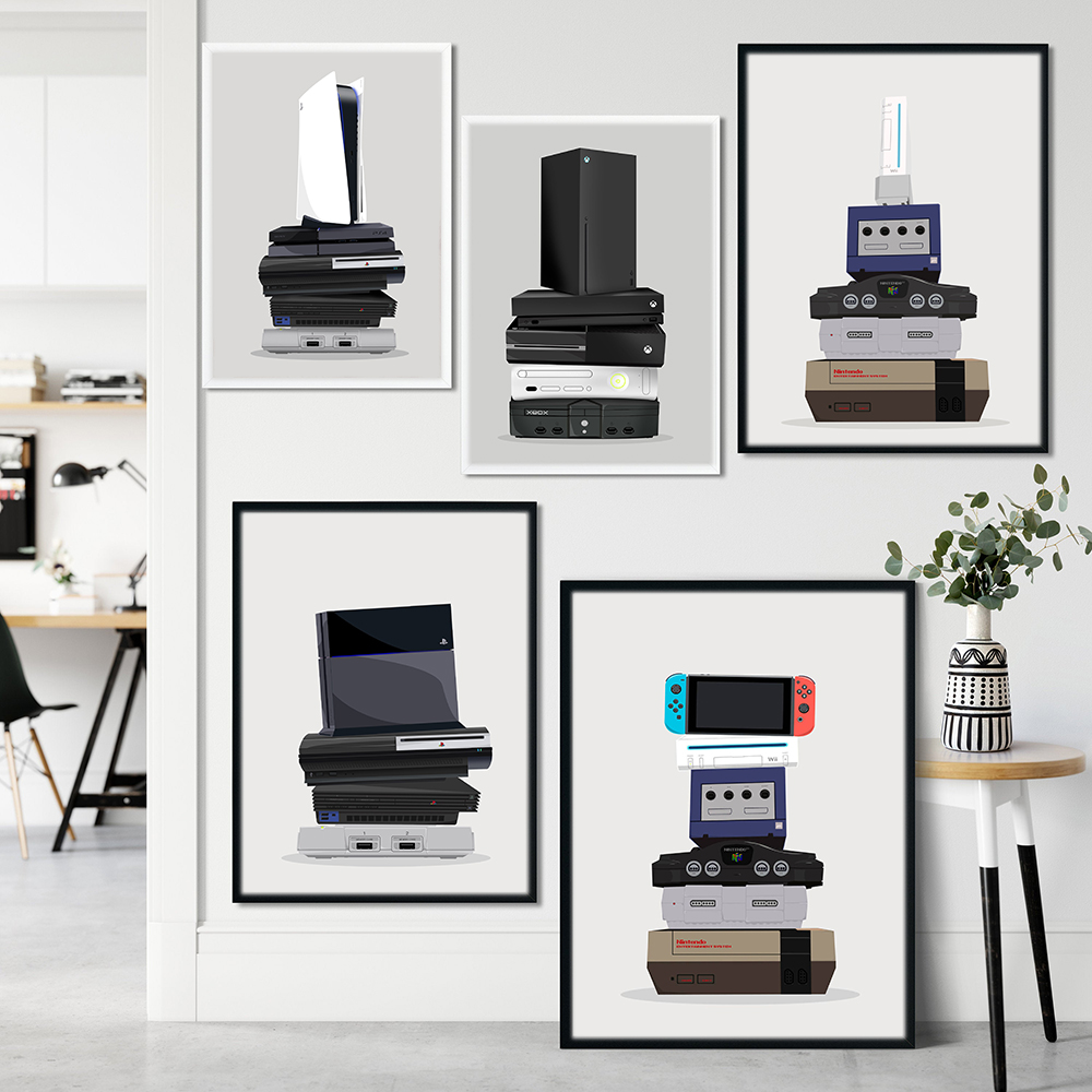 Smart Home Poster - لوحة فنية جدارية بتصميم ألعاب الفيديو