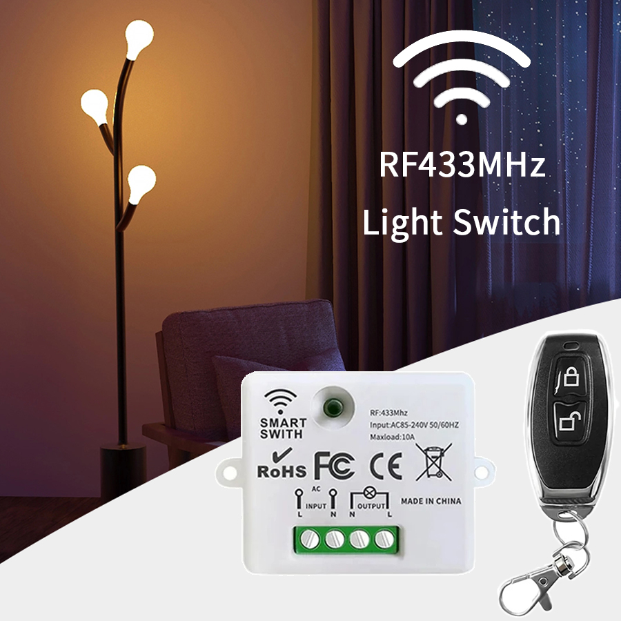 Smart Home Button - مفتاح تحكم عن بعد لاسلكي RF