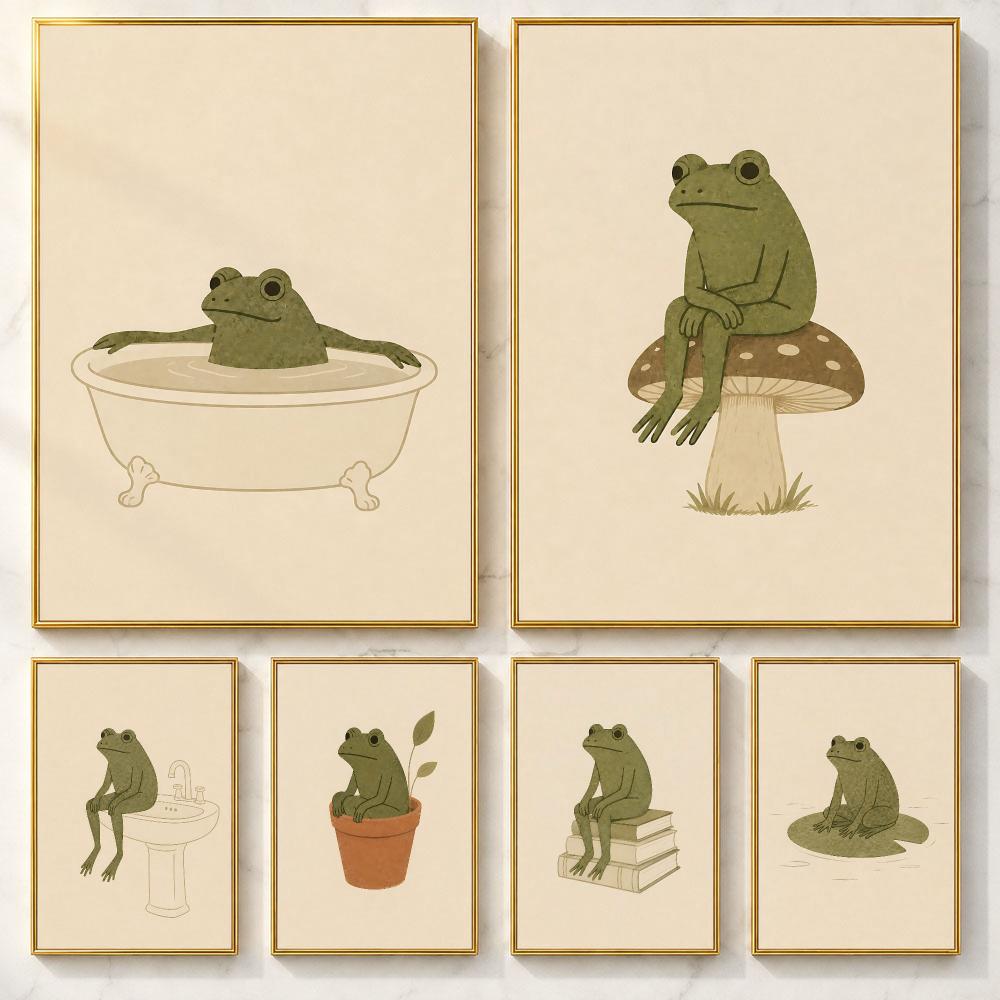 Smart Home Poster - ملصق فني ذكي F-FrogS، ملصق فني