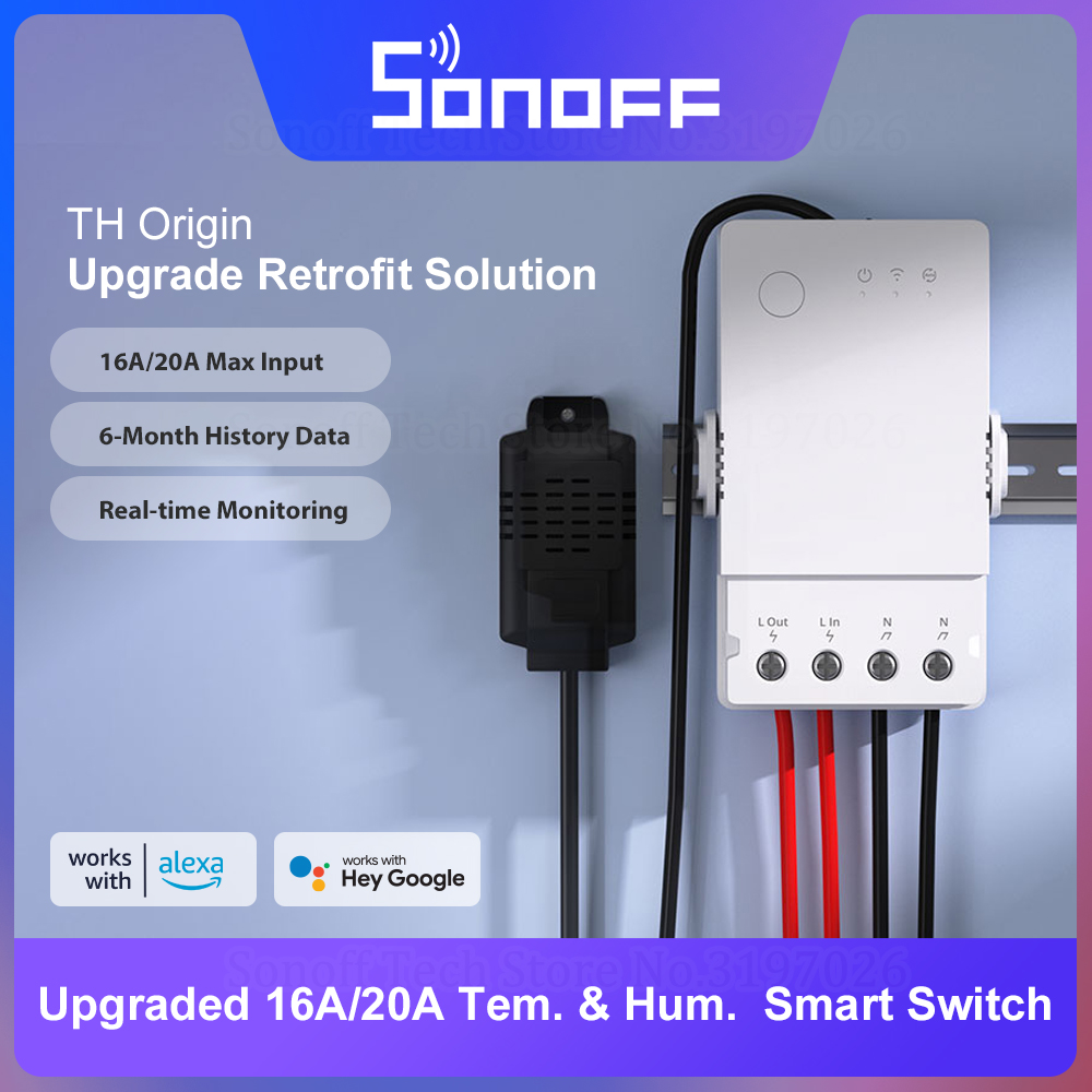 Smart Home Features - SONOFF TH Origin 16A/20A مفتاح رطوبة
