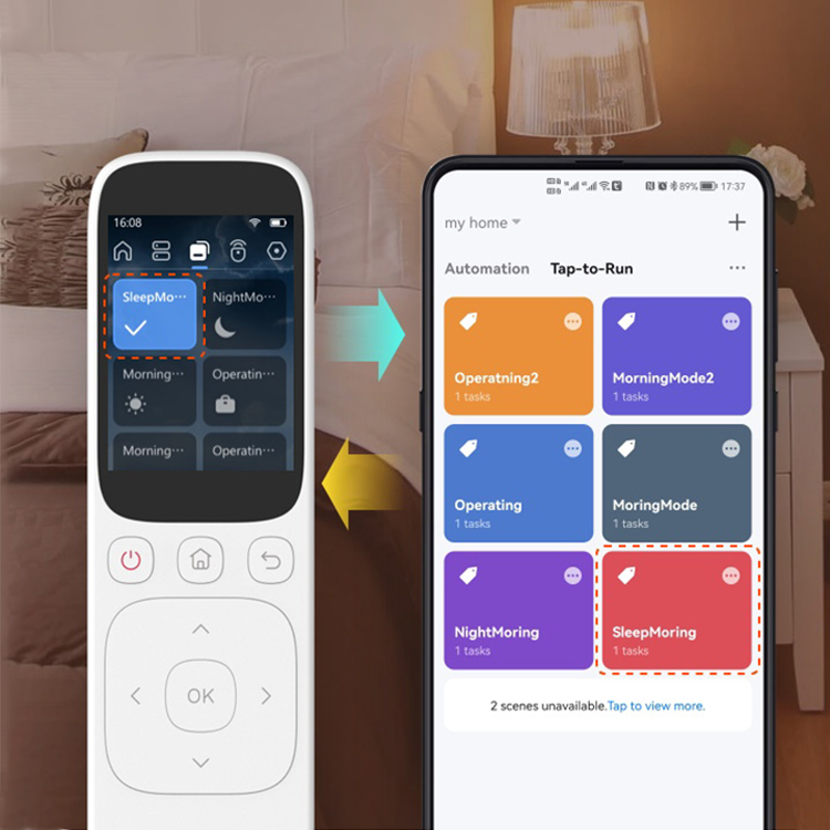 Smart Home App - جهاز تحكم منزلي ذكي محمول جديد