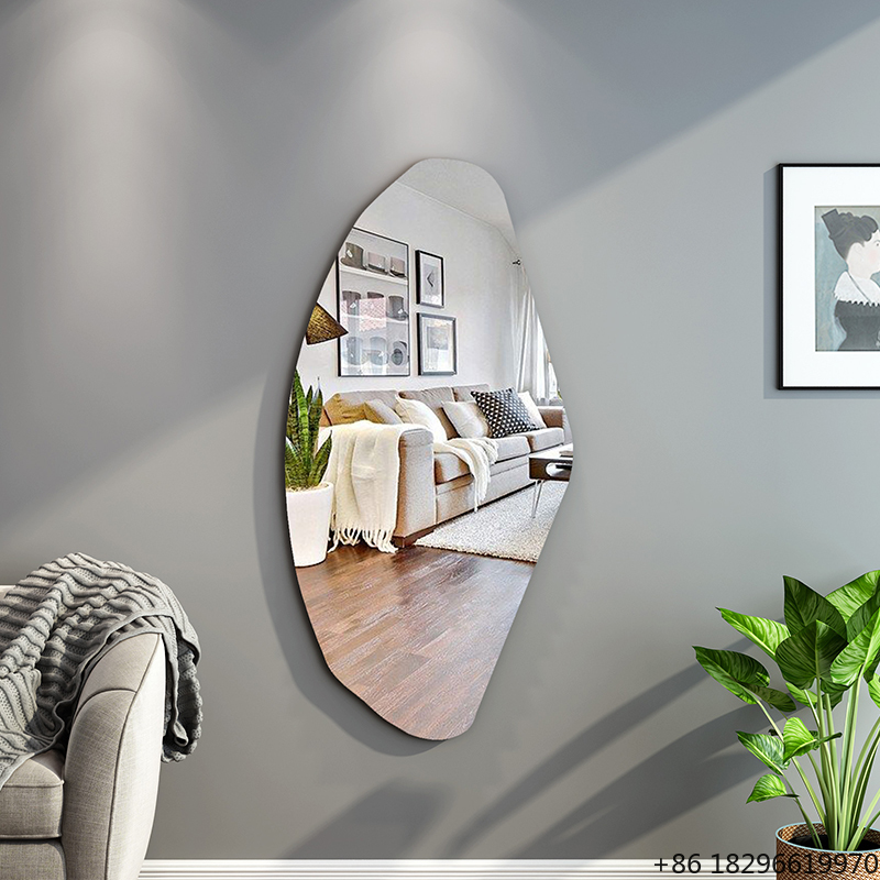 Smart Home Uses - مرآة حائط كاملة الطول بدون إطار