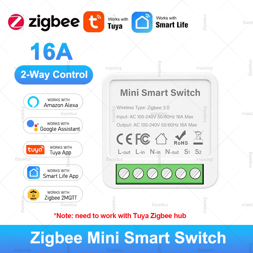 Smart Home Life - Tuya ZigBee مفتاح الإضاءة الذكي الصغير