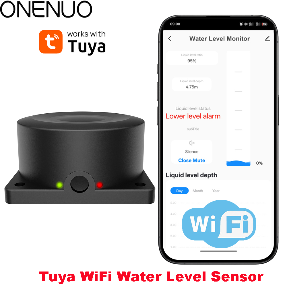 Wifi Water Sensor - ONENUO مستشعر مستوى السائل كاشف مياه