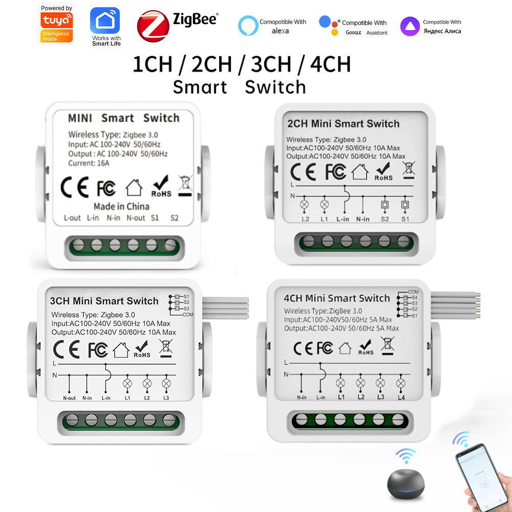 Smart Home Button - مفتاح ذكي Tuya Zigbee 3.0 بـ