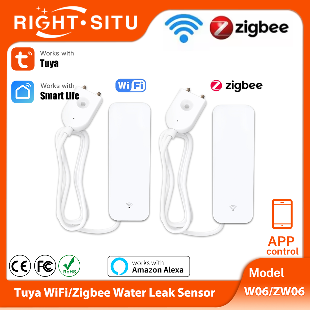 Smart Home Features - Tuya WiFi Zigbee مستشعر المياه الذكي