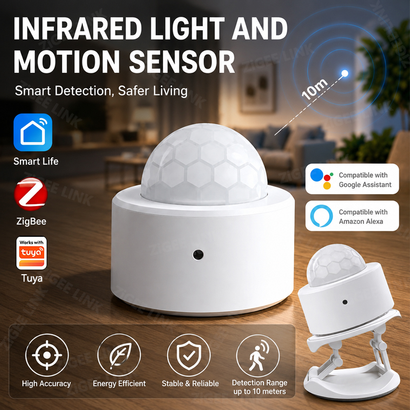 Smart Home Zentrale - مستشعر حركة لاسلكي ZigBee 3.0 PIR