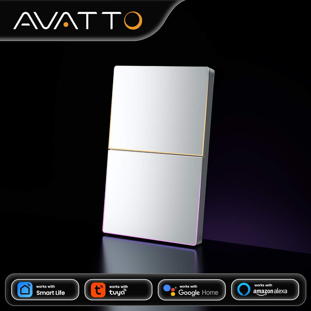 Smart Home Button - مفتاح إضاءة ذكي من AVATTO يعمل