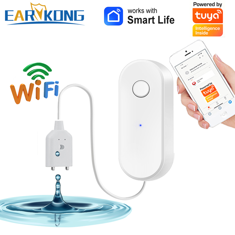 Wifi Water Sensor - Tuya WiFi مستشعر تسرب المياه الذكي