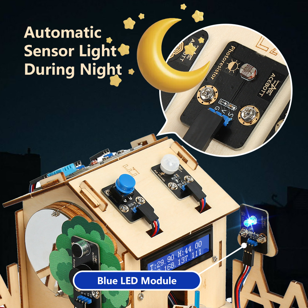 مجموعة أدوات ACEBOTT الذكية لل - مراجعة Smart Home Arduino Uno وسعره
