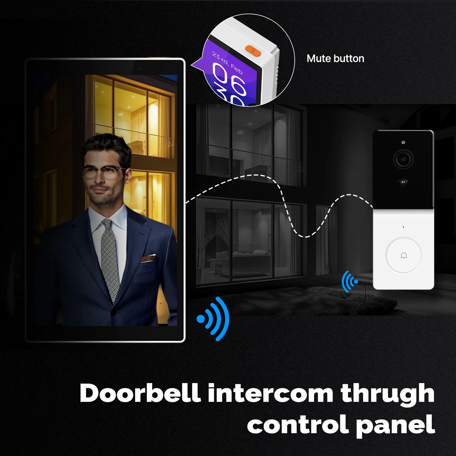 MOES Tuya Wifi شاشة ذكية تعمل  - مراجعة Smart Home Zentrale وسعره