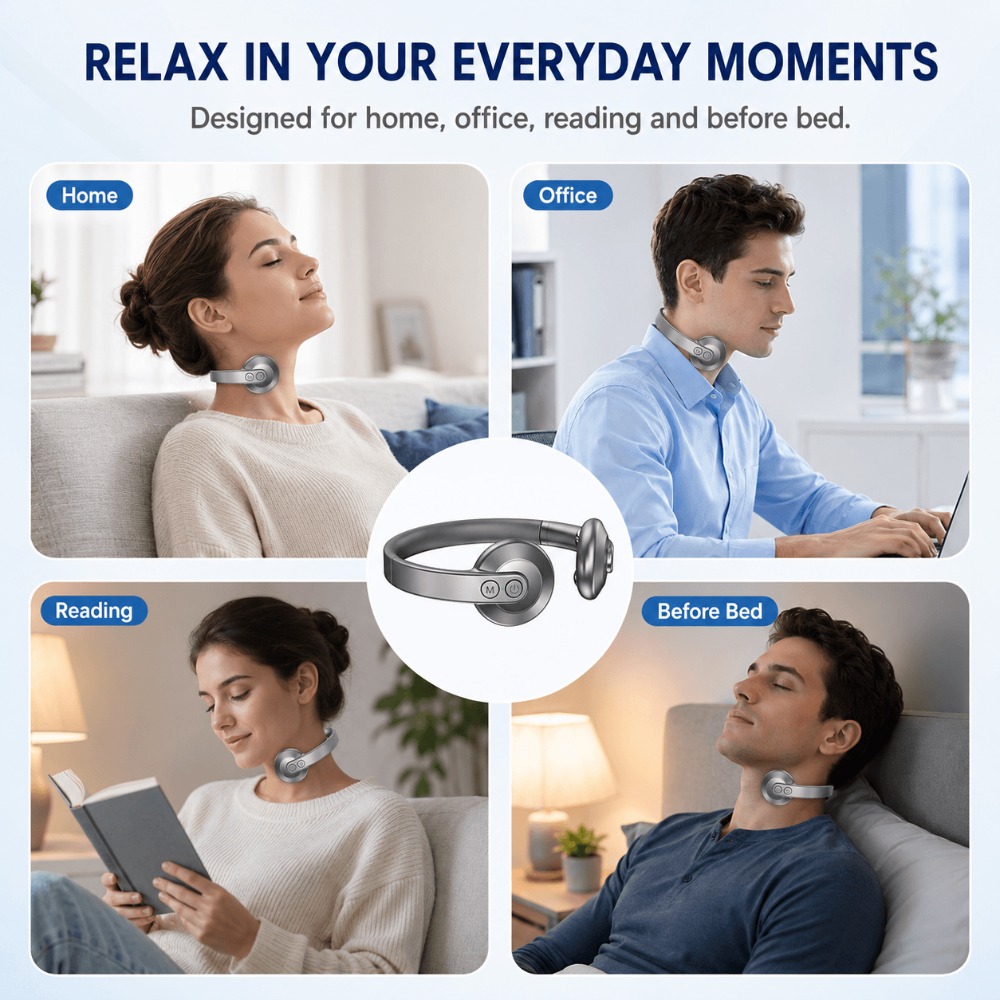 جهاز تدليك الرقبة الذكي للمساع - مراجعة Smart Home Features وسعره