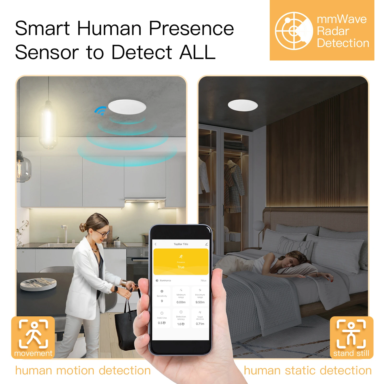 كاشف وجود الإنسان Tuya ZigBee  - مراجعة Smart Home Zentrale وسعره
