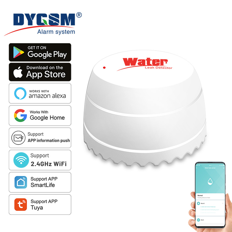 Tuya WiFi كاشف تسرب المياه مست - مراجعة Wifi Water Sensor وسعره