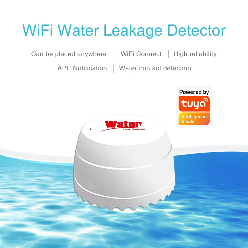Tuya WiFi كاشف تسرب المياه مست - مراجعة Wifi Water Sensor وسعره