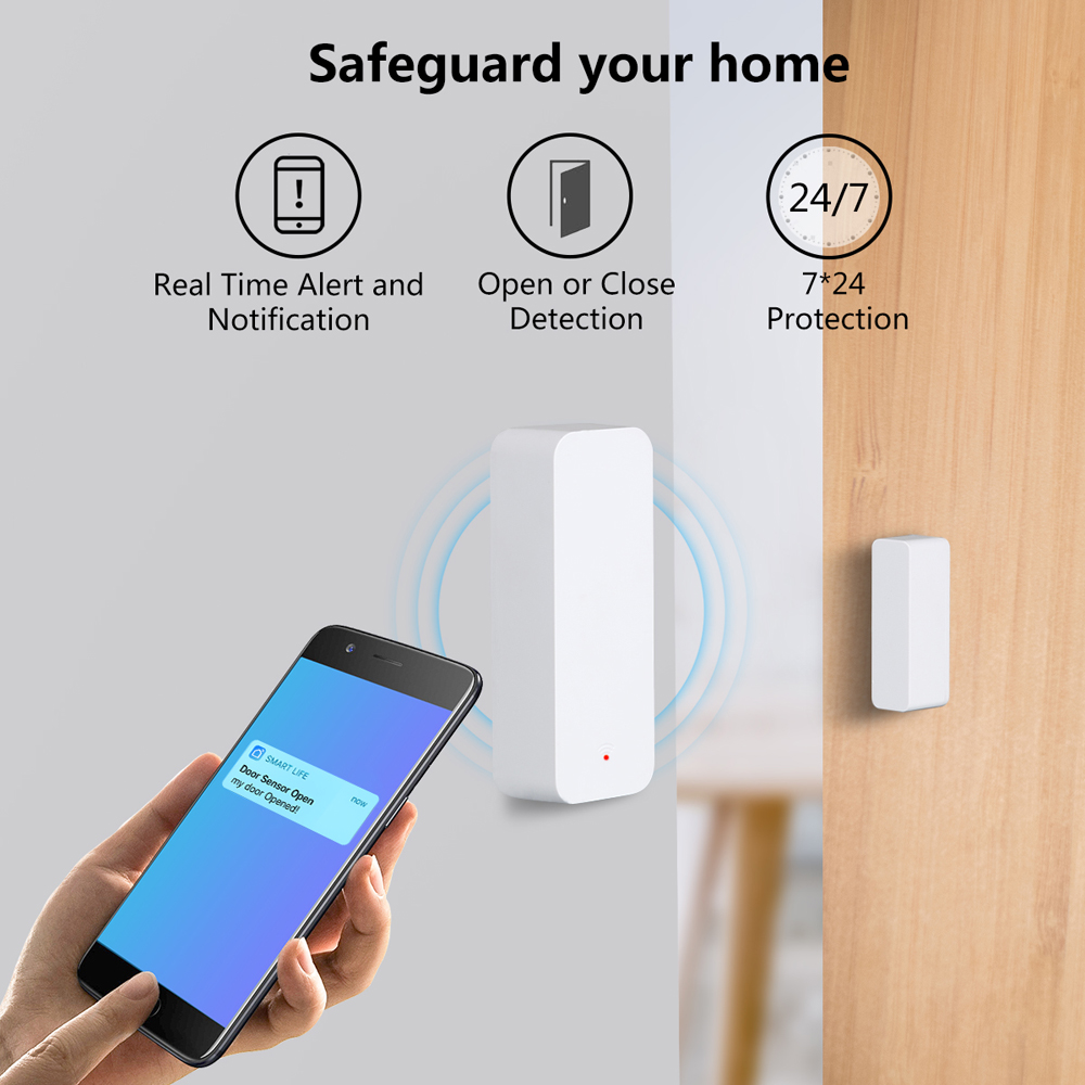 مستشعر الأبواب والنوافذ بتقنية - مراجعة Smart Home Registration وسعره
