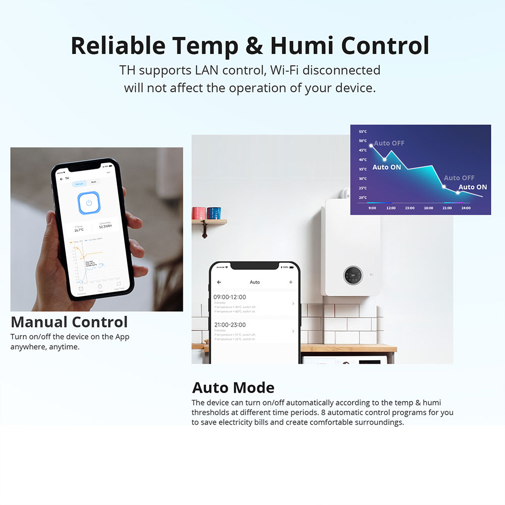 SONOFF TH Origin 16A/20A مفتاح - مراجعة Smart Home Features وسعره