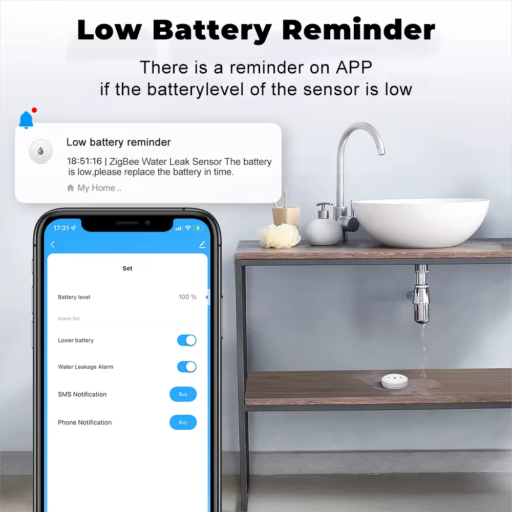 جهاز استشعار تسرب المياه الذكي - مراجعة Smart Home Zentrale وسعره