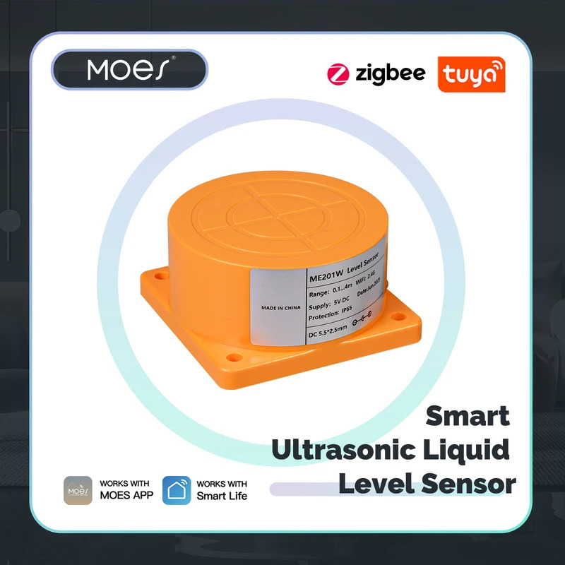 مستشعر مستوى المياه الذكي MOES - مراجعة Wifi Water Sensor وسعره
