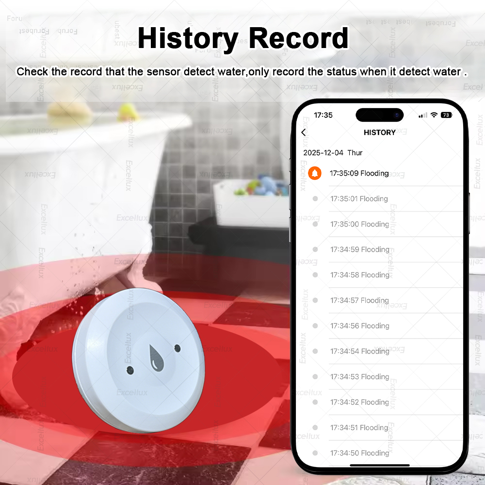 زيجبي كاشف المياه تسرب الاستشع - مراجعة Smart Home Features وسعره