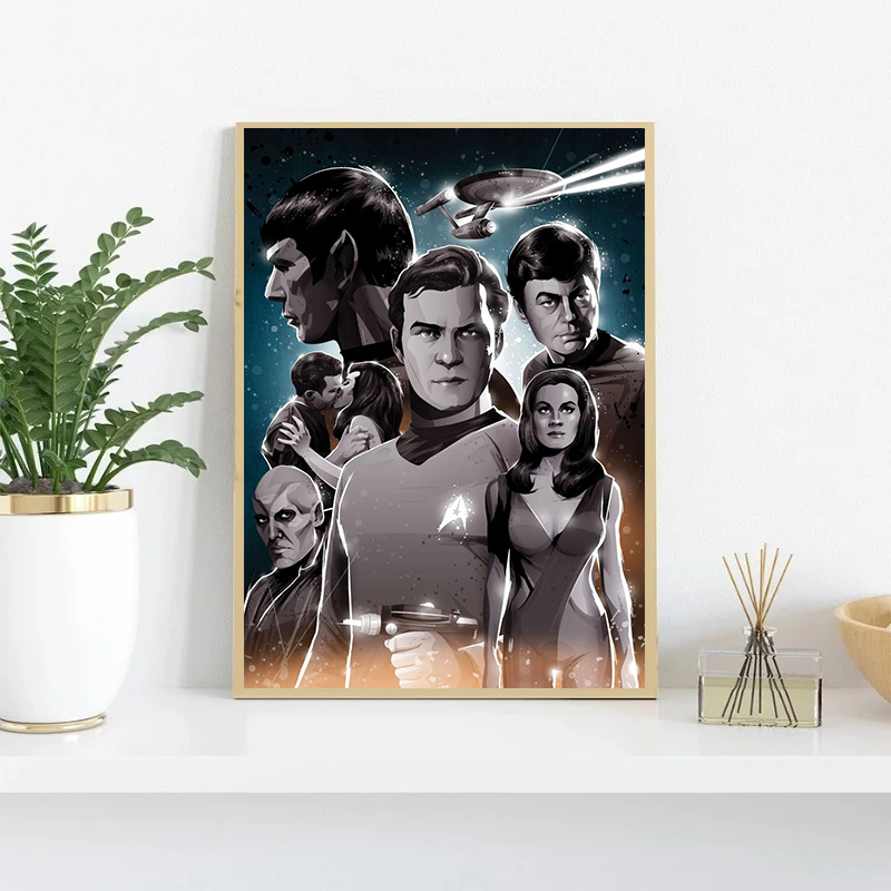 لوحة قماشية بطباعة فيلم Star T - مراجعة Smart Home Poster وسعره