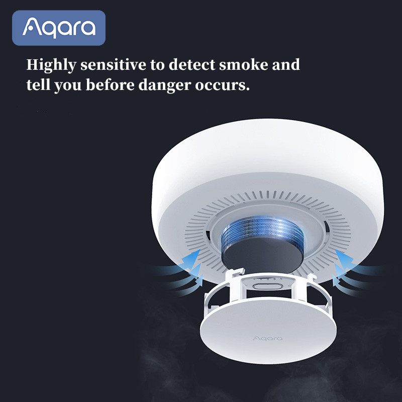 Aqara-مستشعر كاشف الدخان الذكي - مراجعة Smart Home Future وسعره