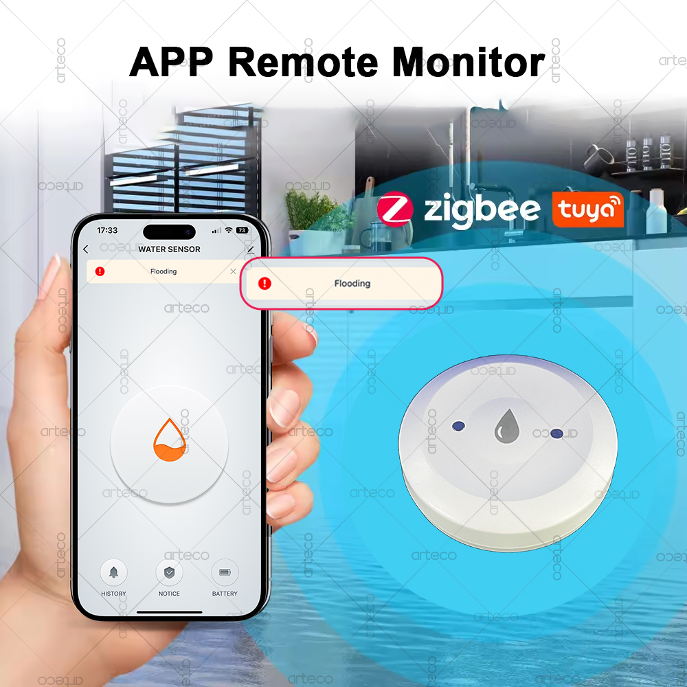 Tuya الذكية زيجبي المياه الاست - مراجعة Smart Home Features وسعره