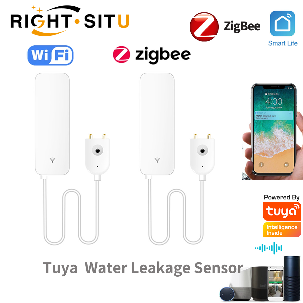 Tuya WiFi مستشعر تسرب المياه،  - مراجعة Wifi Water Sensor وسعره