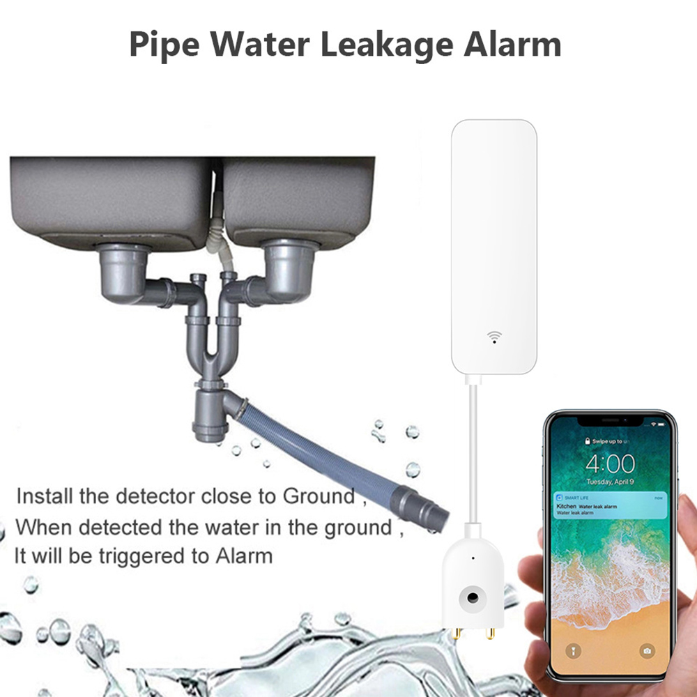 Tuya WiFi مستشعر تسرب المياه،  - مراجعة Wifi Water Sensor وسعره
