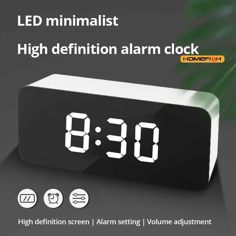 1 قطعة LED الأبيض مرآة ساعة ال - مراجعة Smart Home Retrofit وسعره