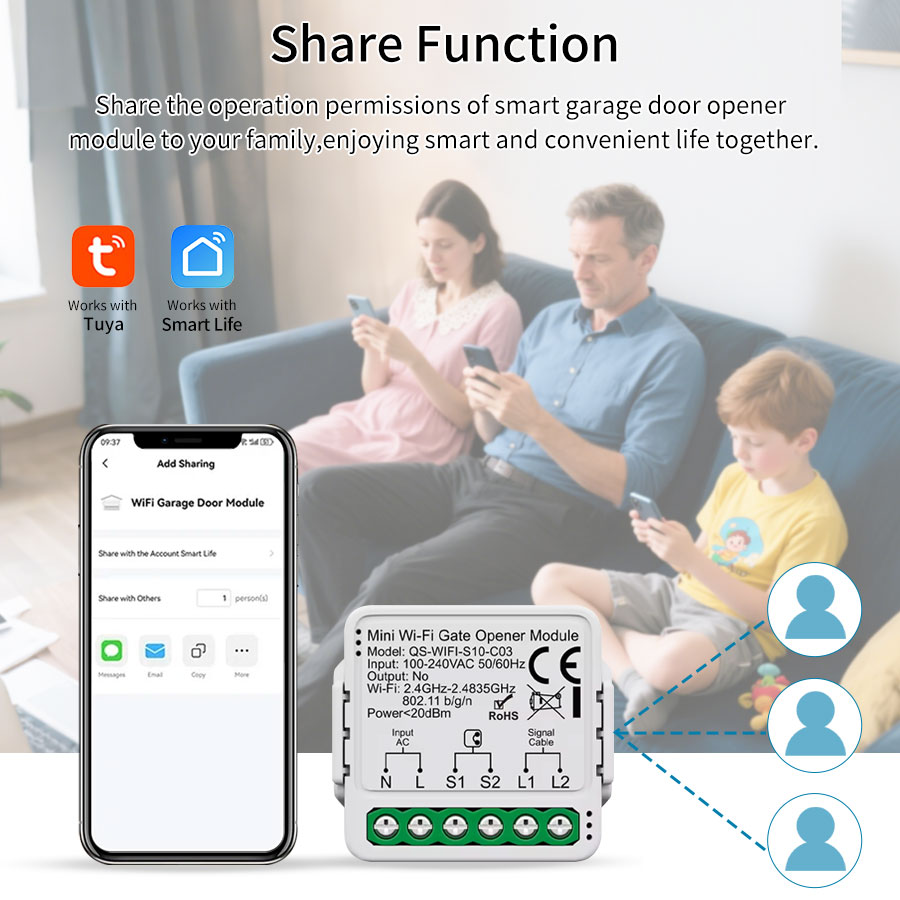 وحدة تحكم ذكية لفتح باب المرآب - مراجعة Smart Home Villa وسعره