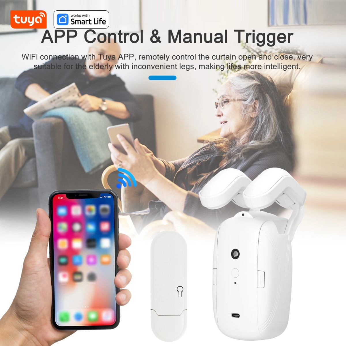 روبوت ستائر ذكي من تويا يعمل ب - مراجعة Smart Home Registration وسعره