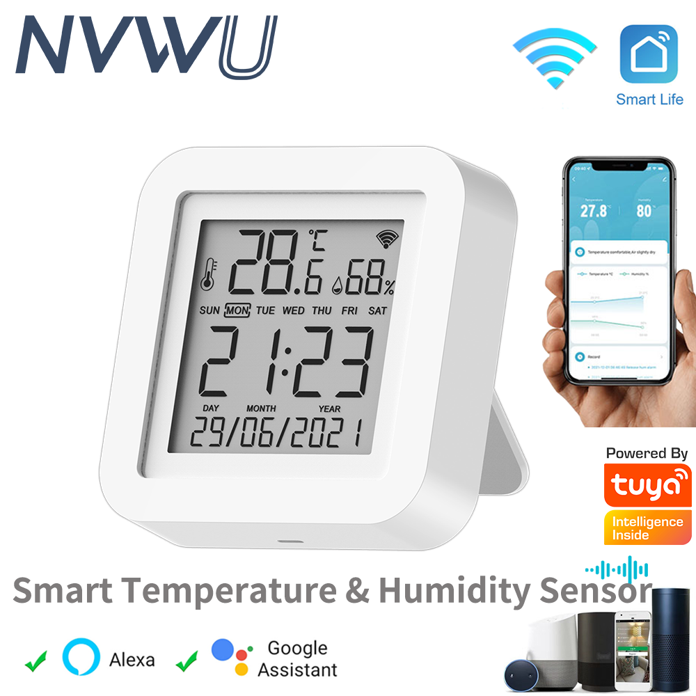 Tuya WIFI مستشعر درجة الحرارة  - مراجعة Smart Home Villa وسعره