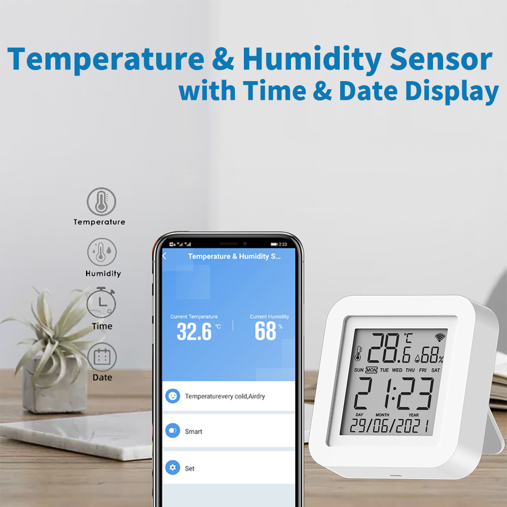 Tuya WIFI مستشعر درجة الحرارة  - مراجعة Smart Home Villa وسعره