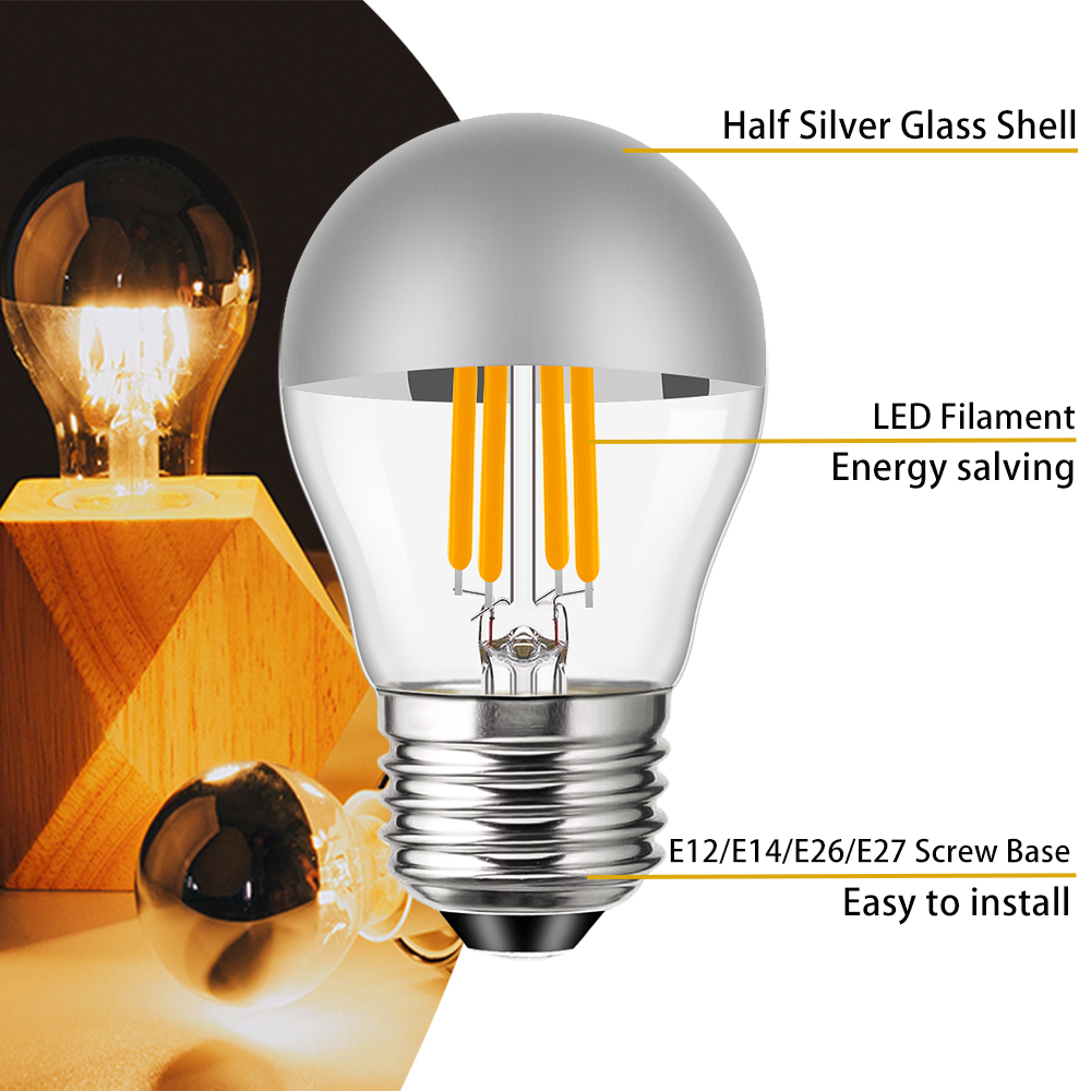 G45 اديسون LED لمبة الليل E12  - مراجعة Smart Home Retrofit وسعره