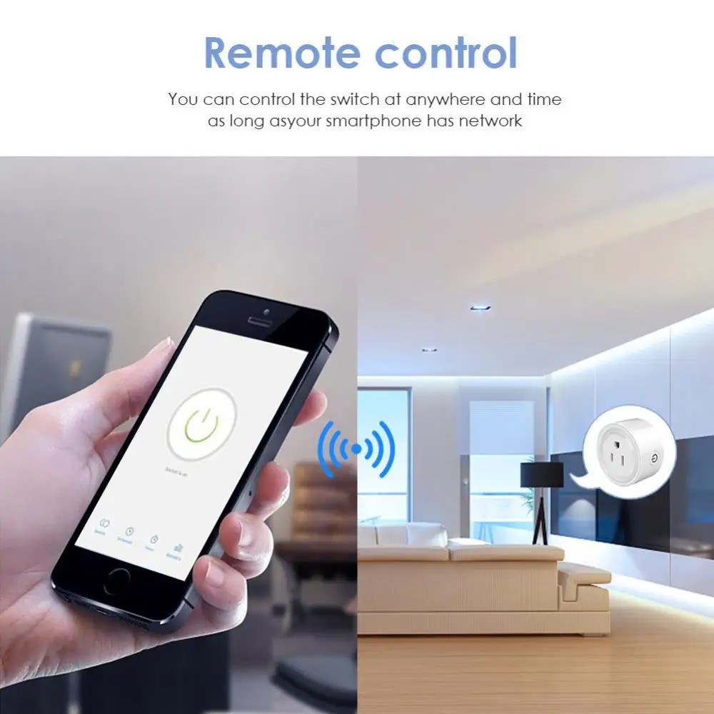 Tuya Smart Wifi Plug منفذ لاسل - مراجعة Smart Home Outdoor وسعره