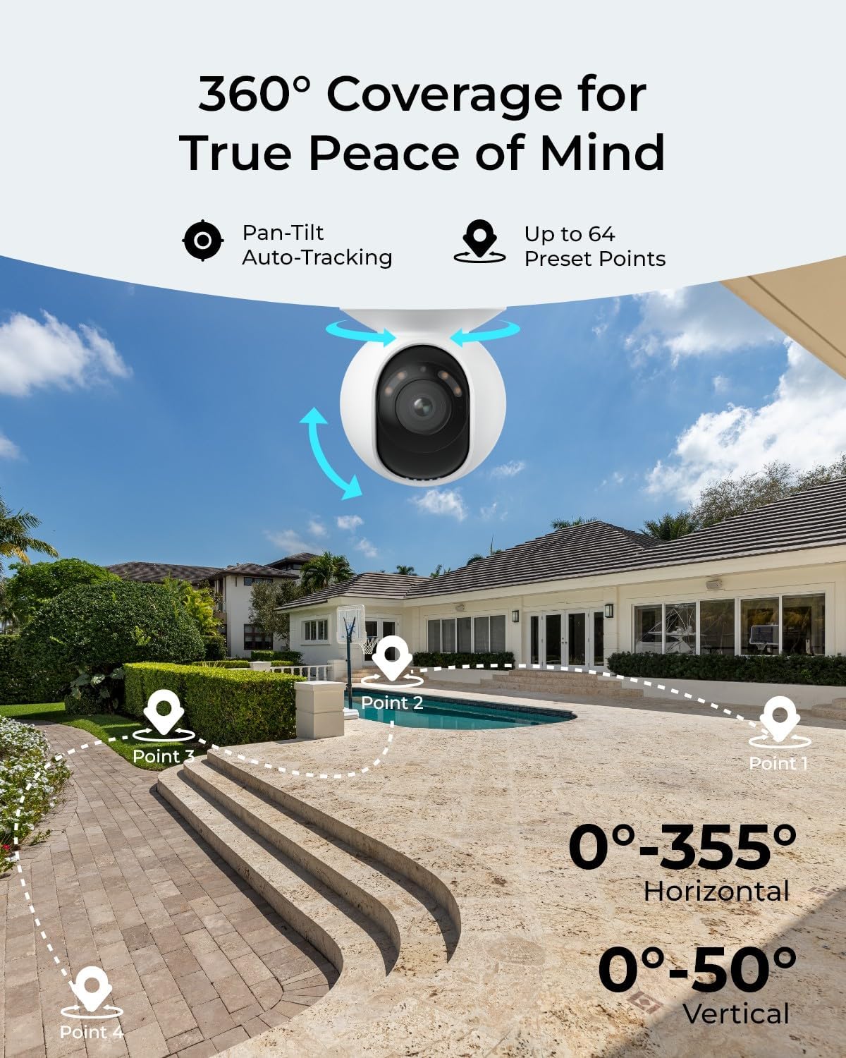 كاميرا أمان منزلية خارجية بدقة - مراجعة Smart Home Outdoor وسعره