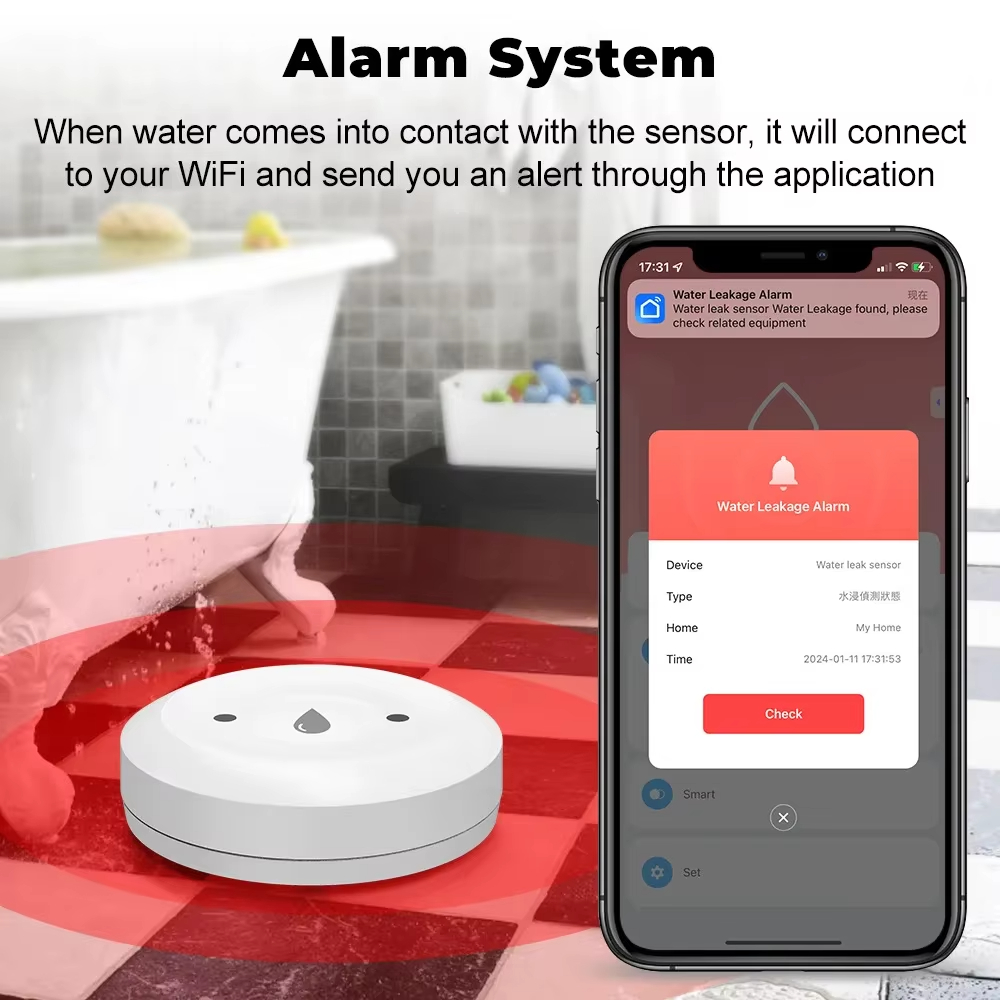 جهاز كشف تسرب المياه الذكي Tuy - مراجعة Smart Home Features وسعره