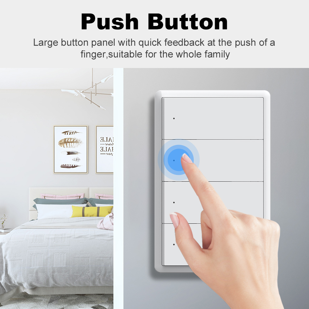 مفتاح إضاءة ذكي من MANHOT يعمل - مراجعة Smart Home Button وسعره