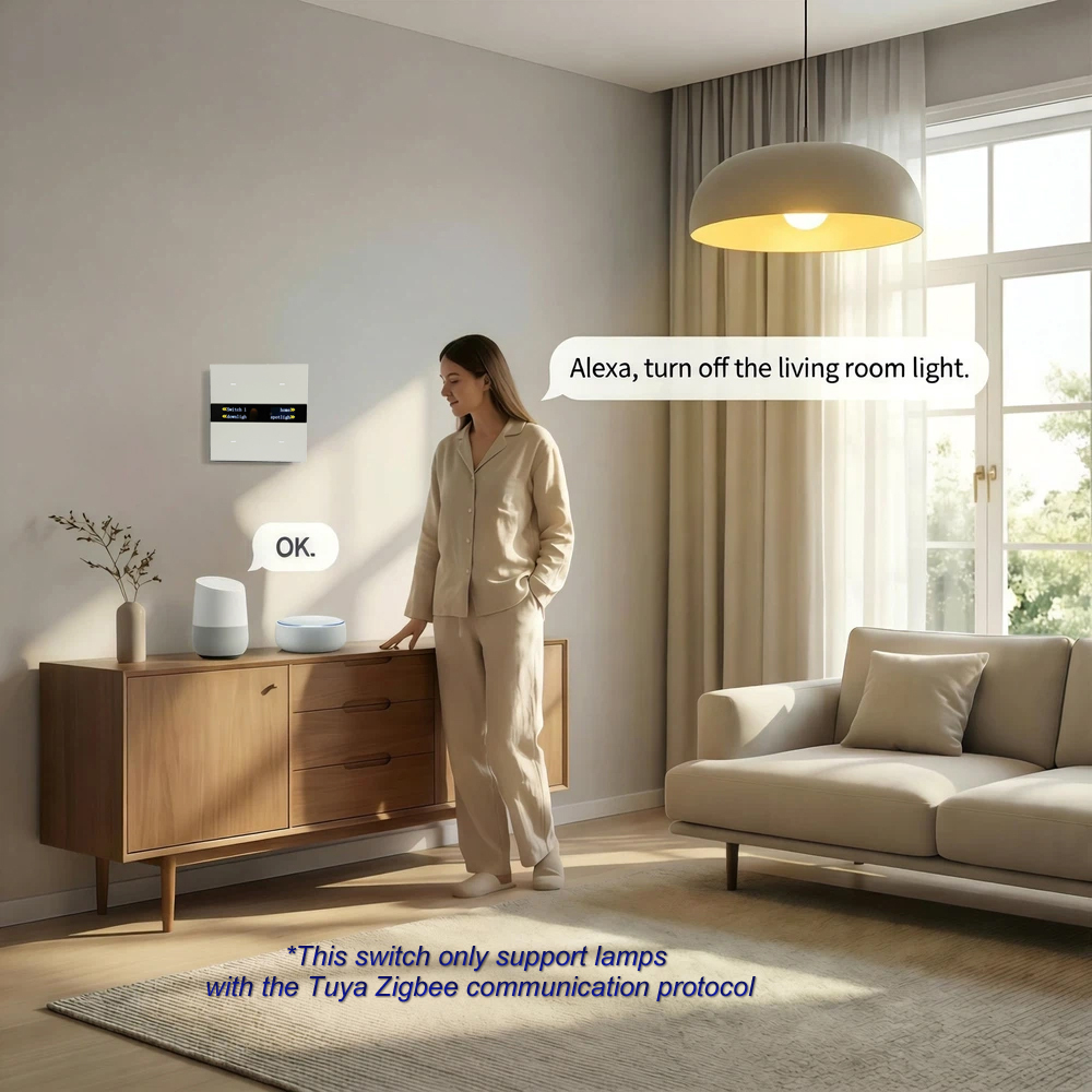 لوحة مفاتيح ذكية M8 Pro Zigbee - مراجعة Smart Home Button وسعره