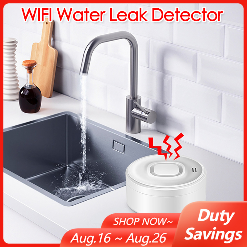 كاشف تسرب المياه الذكي WIFI 10 - مراجعة Wifi Water Sensor وسعره