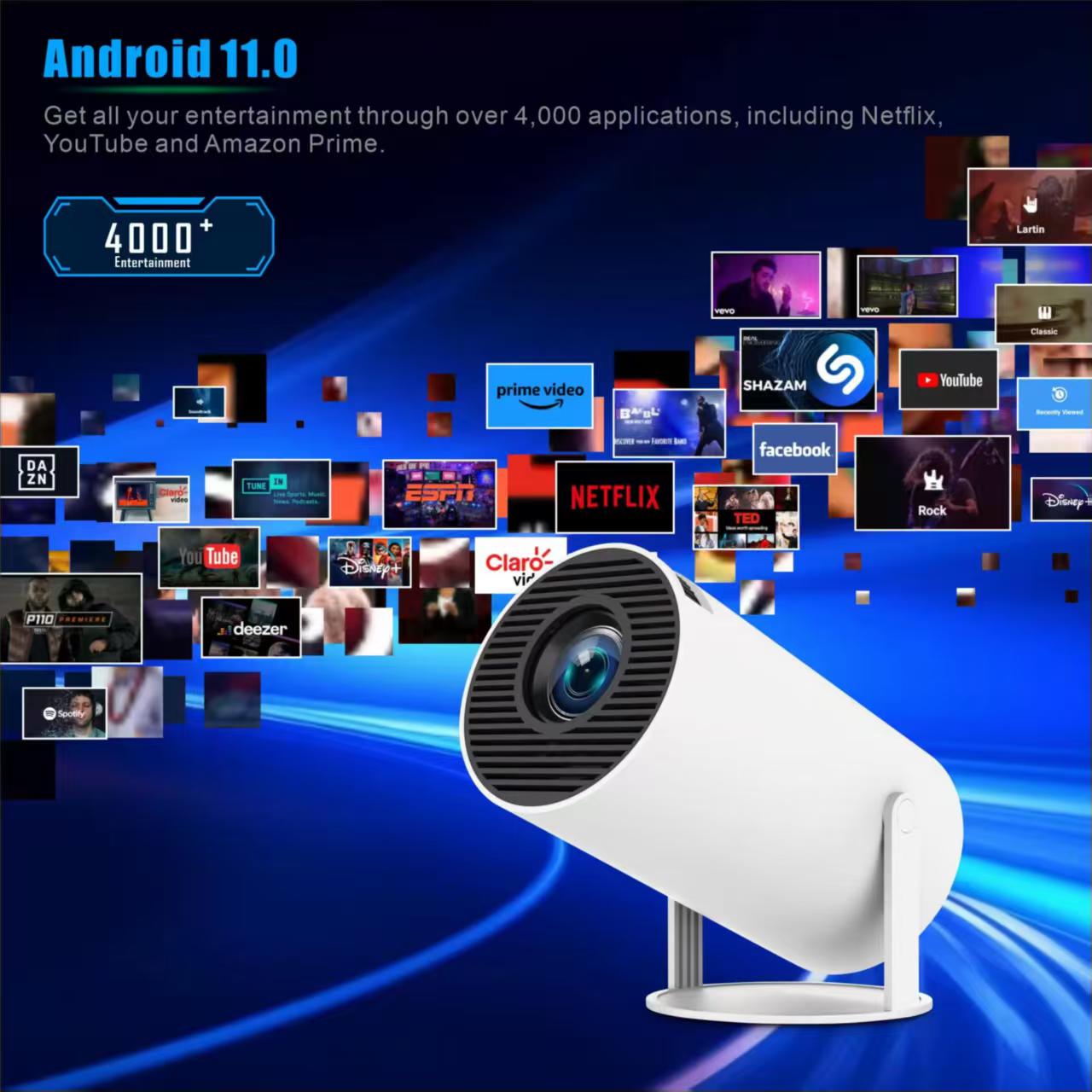 جهاز عرض محمول صغير HY300 بنظا - مراجعة Smart Home Retrofit وسعره