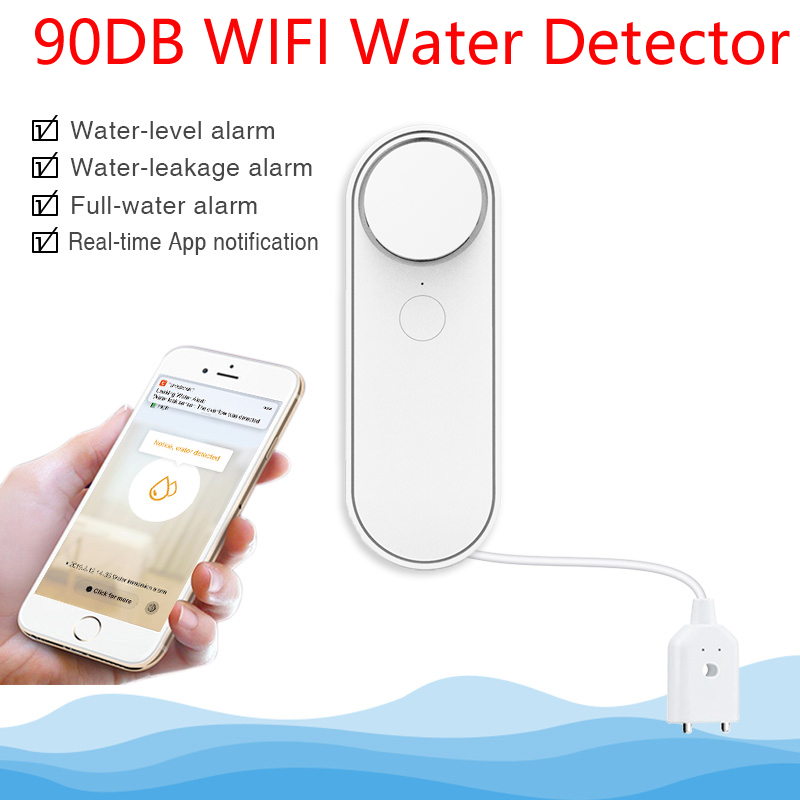 3M/5M واي فاي كاشف تسرب المياه - مراجعة Wifi Water Sensor وسعره