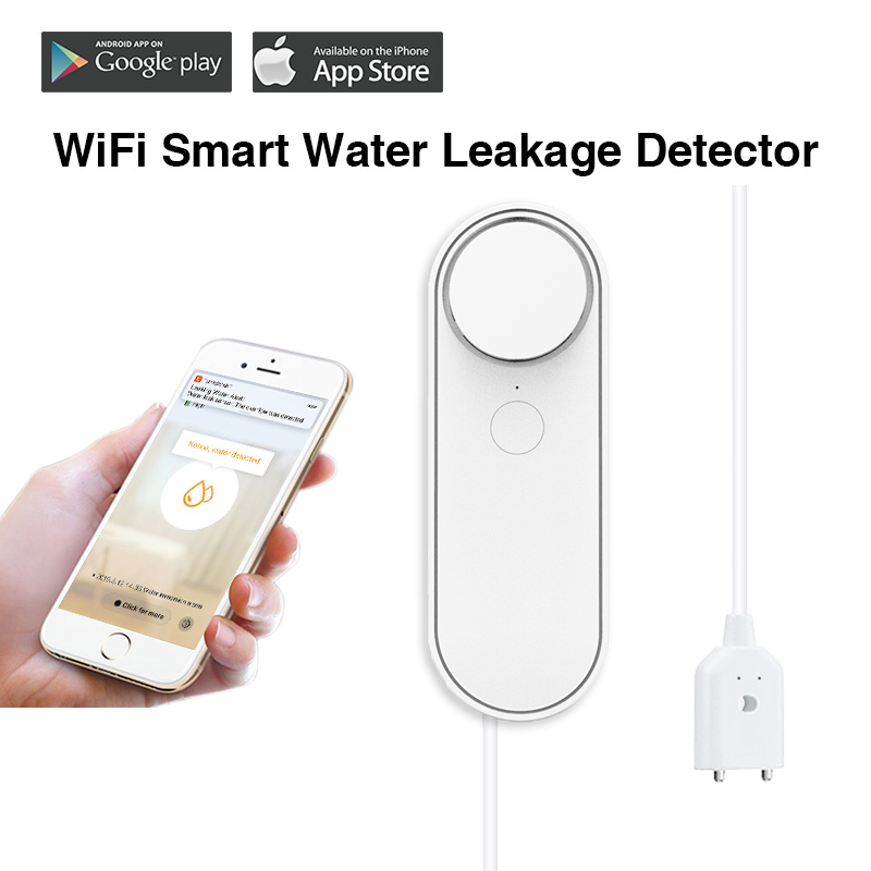 3M/5M واي فاي كاشف تسرب المياه - مراجعة Wifi Water Sensor وسعره