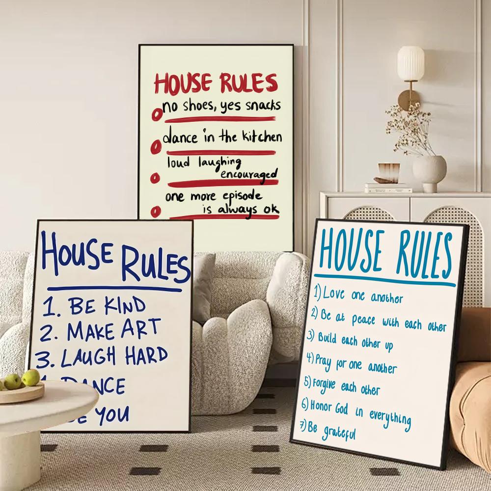ملصق قواعد المنزل ملصقات حائط  - مراجعة Smart Home Poster وسعره