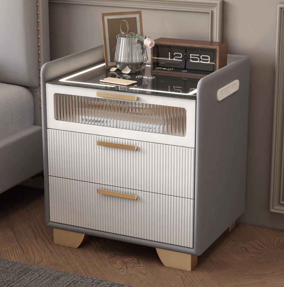 طاولة بجانب السرير ذات لوحة صخ - مراجعة Smart Home Design وسعره