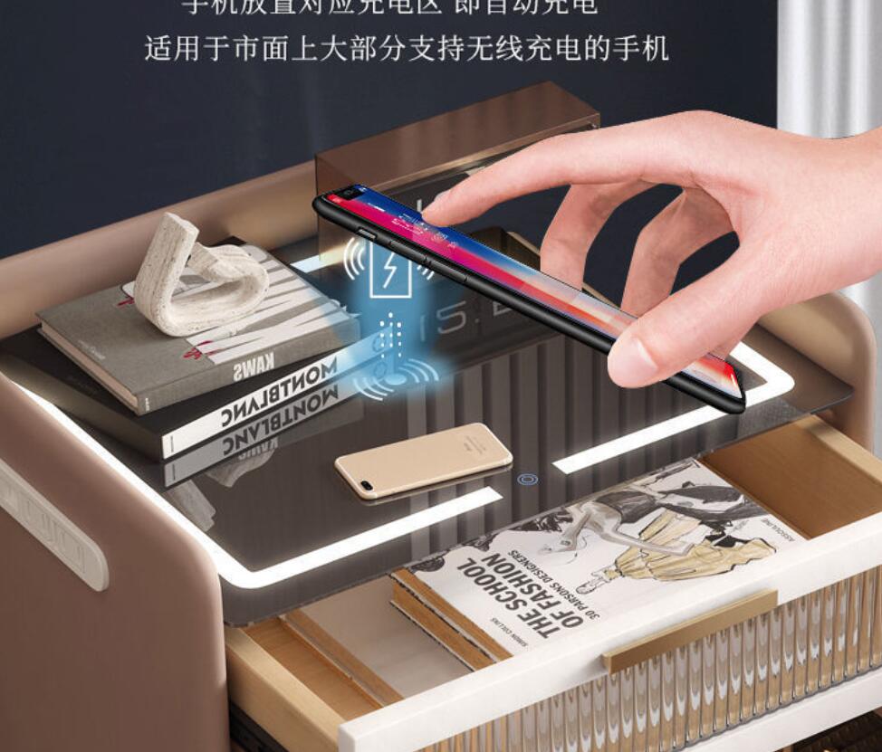 طاولة بجانب السرير ذات لوحة صخ - مراجعة Smart Home Design وسعره