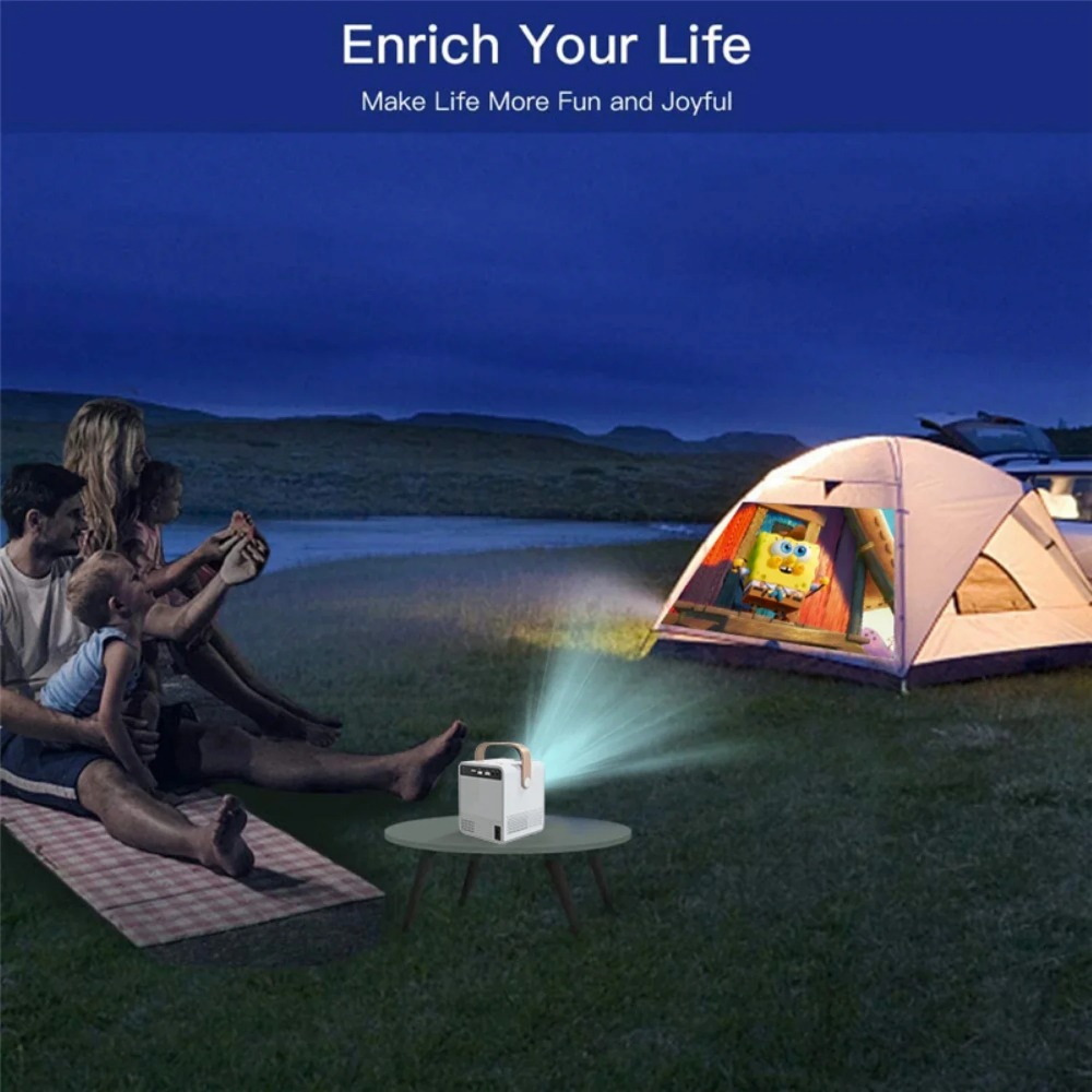جهاز عرض ذكي محمول 4K مسرح منز - مراجعة Smart Home Outdoor وسعره