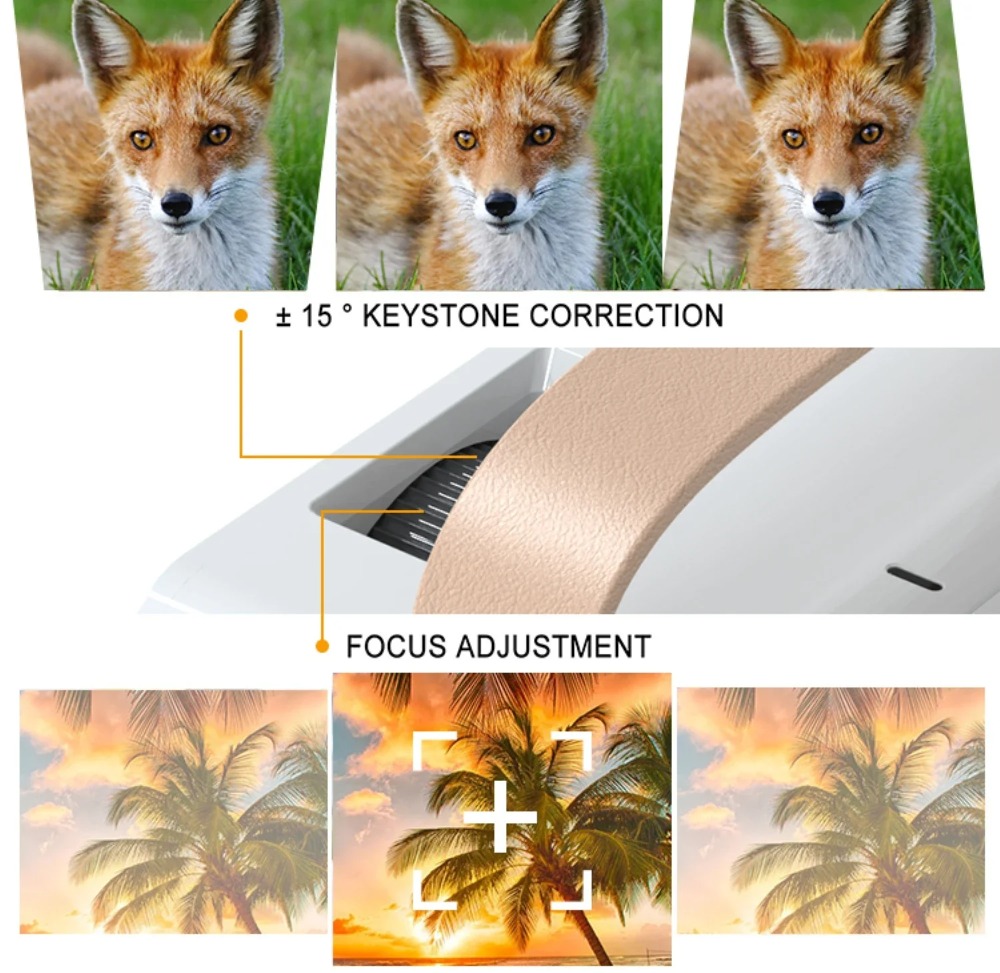 جهاز عرض ذكي محمول 4K مسرح منز - مراجعة Smart Home Outdoor وسعره