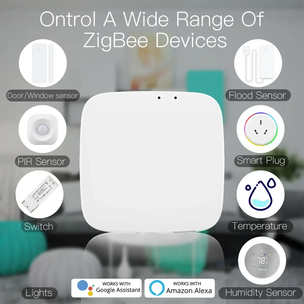 Tuya ZigBee 3.0 Smart Gateway  - مراجعة Smart Home Outdoor وسعره